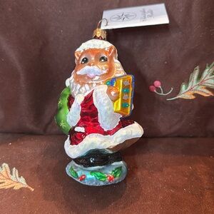 🐈‍⬛ Christopher Radko ornament “Kitty Claus”